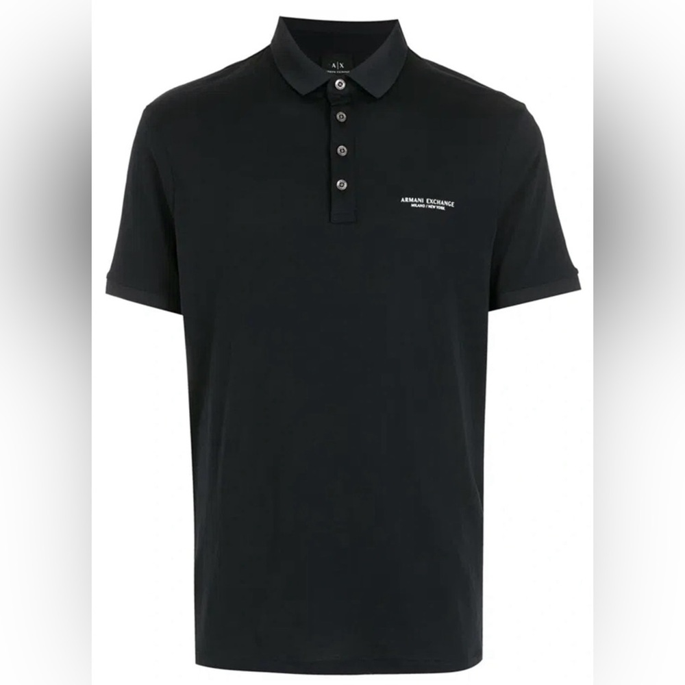 Armani Exchange Men's Polo in Black